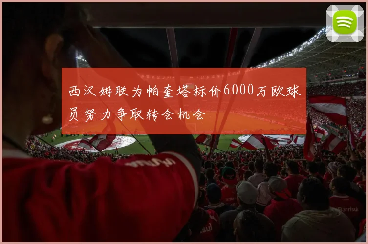 西汉姆联为帕奎塔标价6000万欧球员努力争取转会机会