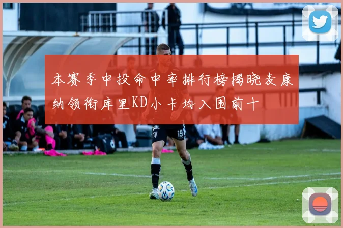 本赛季中投命中率排行榜揭晓麦康纳领衔库里KD小卡均入围前十